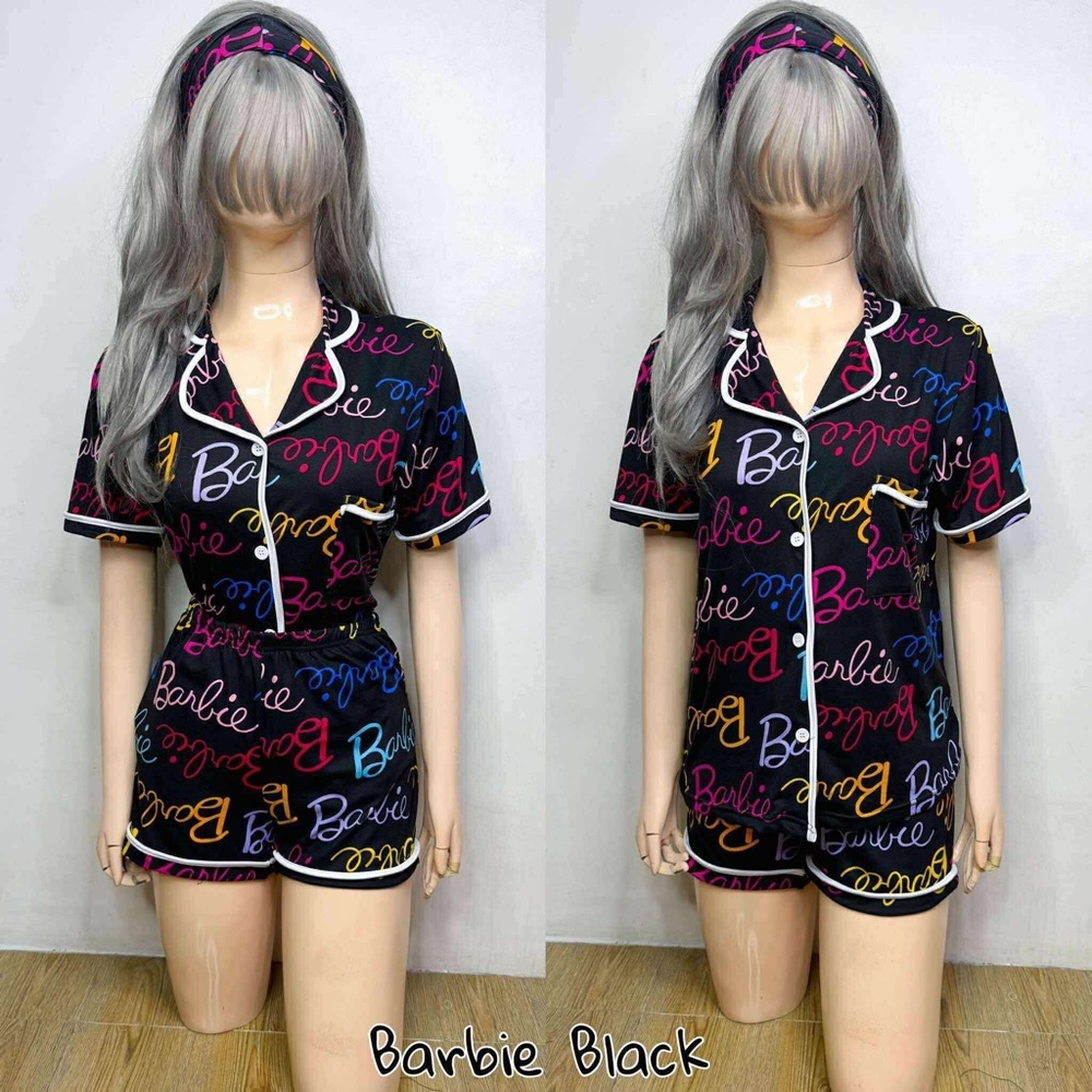NWOT-Colorful Script Pajama Set